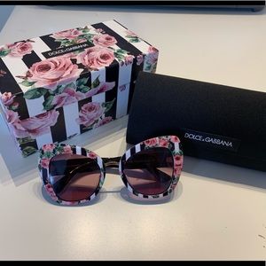 Dolce and Gabbana Floral Sunglasses
